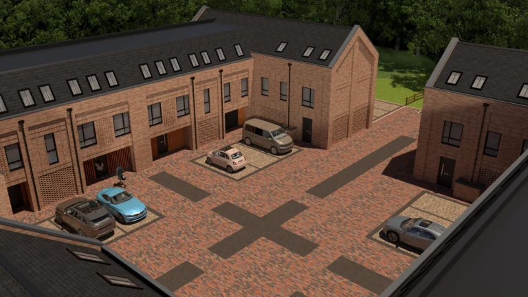 Aerial View - Courtyard